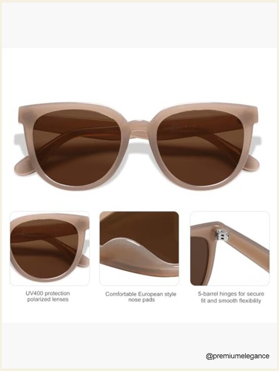 Trendy Cat Eye Polarized Sunglasses for Women UV Protection main image 6